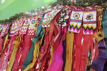 Image: Traditional Tuvalu handicrafts, Pasifika Festival.