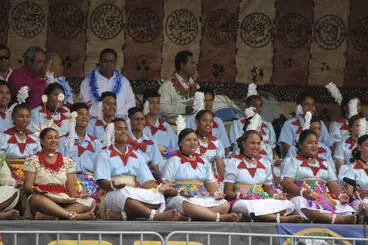 Image: Tongan dance performance, ASB Polyfest, 2016.