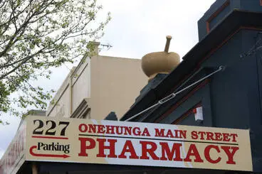 Pharmacy, Onehunga Mall, 2009 Image: Pharmacy, Onehunga Mall, 2009