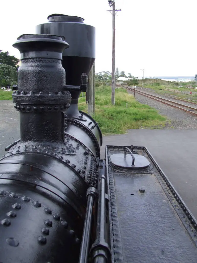 Image: Steam locomotive, Helensville, 2006