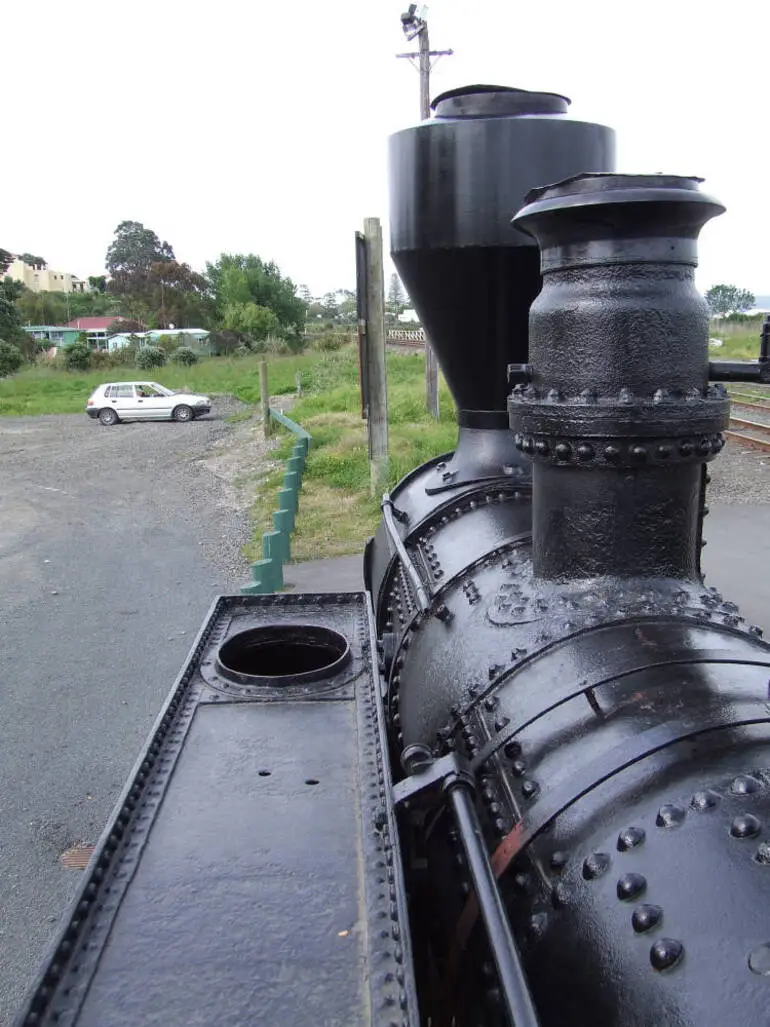 Image: Steam locomotive, Helensville, 2006