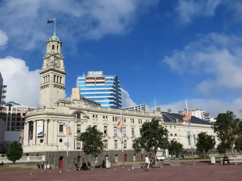 Image: Auckland Town Hall and Aotea Square, 2012