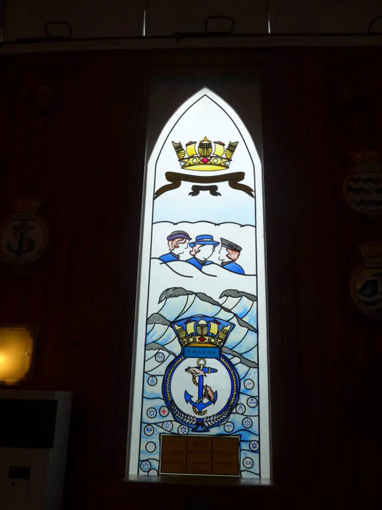 Image: Naval Memorial Chapel, Devonport, memorial window, 2020