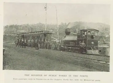 The Minister of public works in the north Image: The Minister of public works in the north