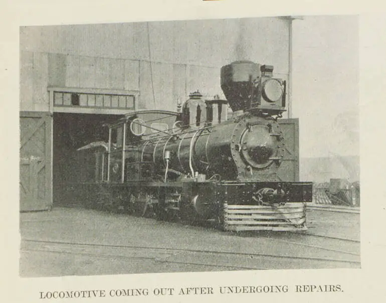 Image: The railway workshops in Newmarket