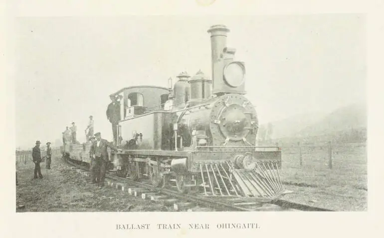 Image: Ballast train near Ohingaiti