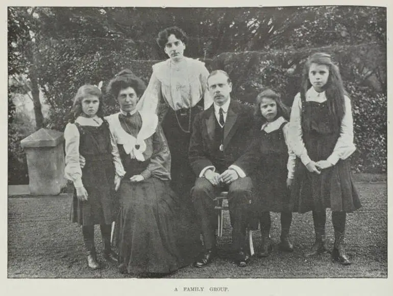 Image: Lord Plunket's household: a family group