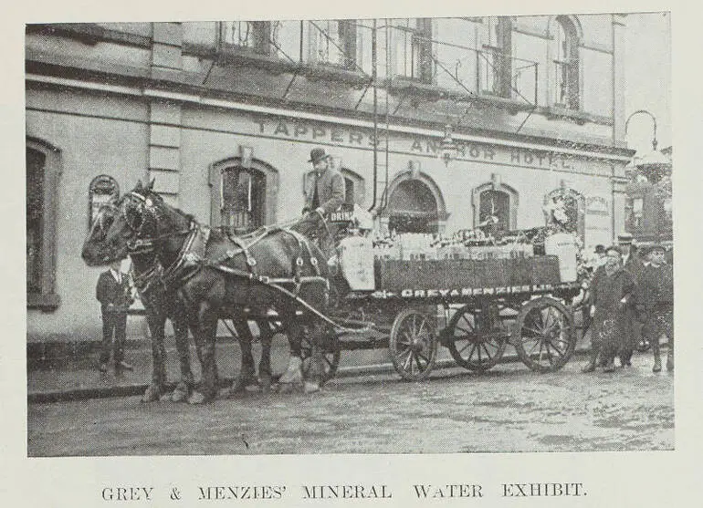 Image: Grey & Menzies' mineral water exhibit