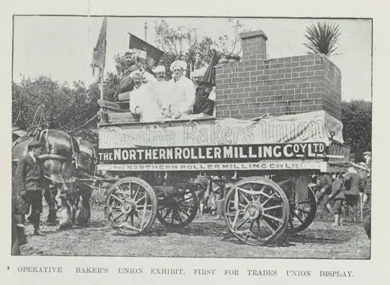 Image: Operative Baker's Union exhibit, first for trades union display