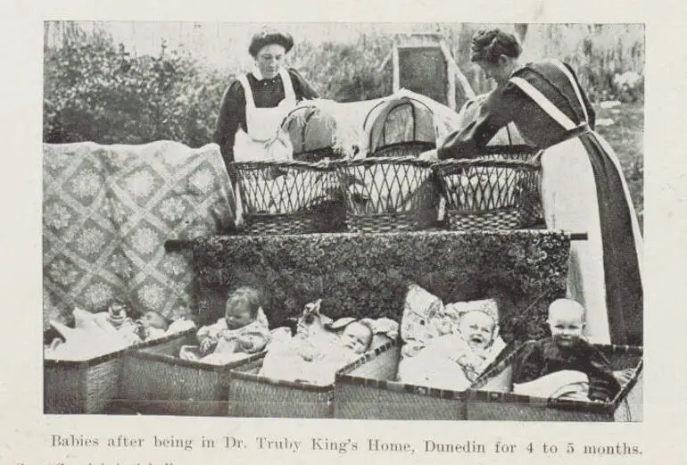 Image: Babies after being in Dr. Truby King's Home, Dunedin for 4 to 5 months