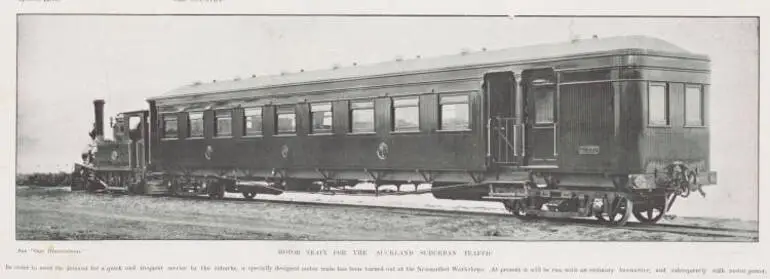 Image: Experimental light railcar built at the Newmarket railway workshops
