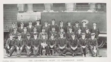 Image: The locomotive staff at Palmerston North