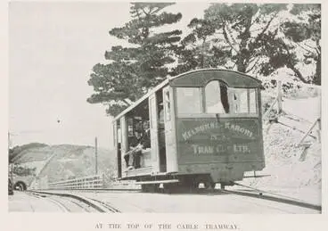 At the top of the cable tramway Image: At the top of the cable tramway