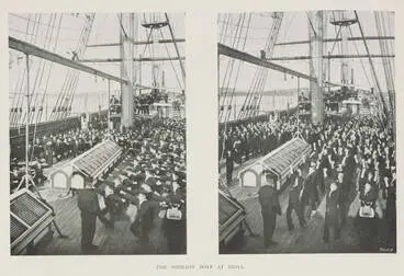 The Sobraon boys at drill Image: The Sobraon boys at drill