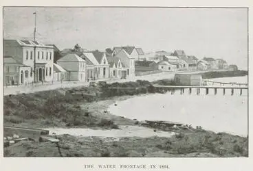 Image: The water frontage in 1864