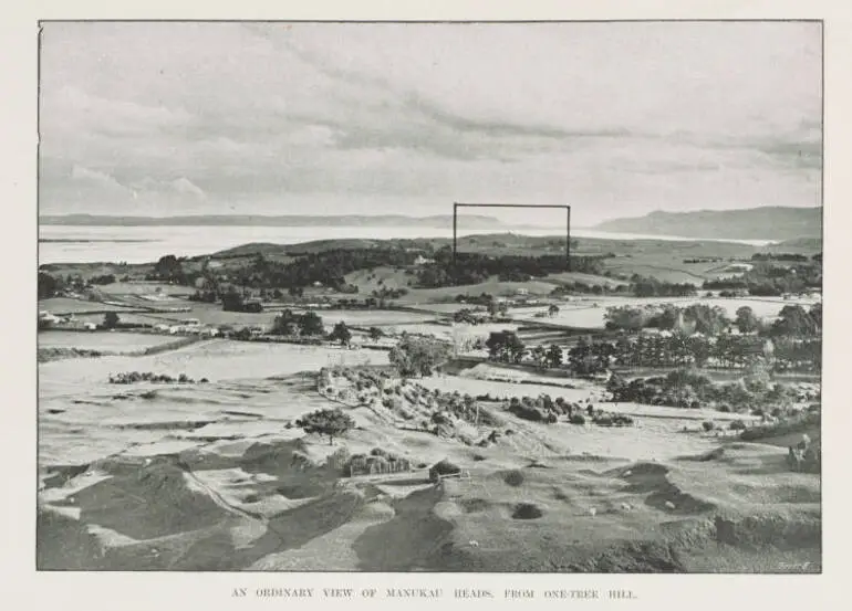 Image: An ordinary view of Manukau Heads, from One-Tree Hill