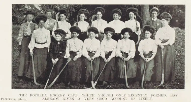 Image: The Rotorua Hockey Club, which though only recently formed, has already given a very good account of itself