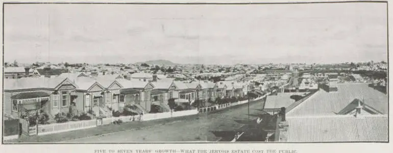 Image: Five to seven years' growth - what the Jervois estate cost the public