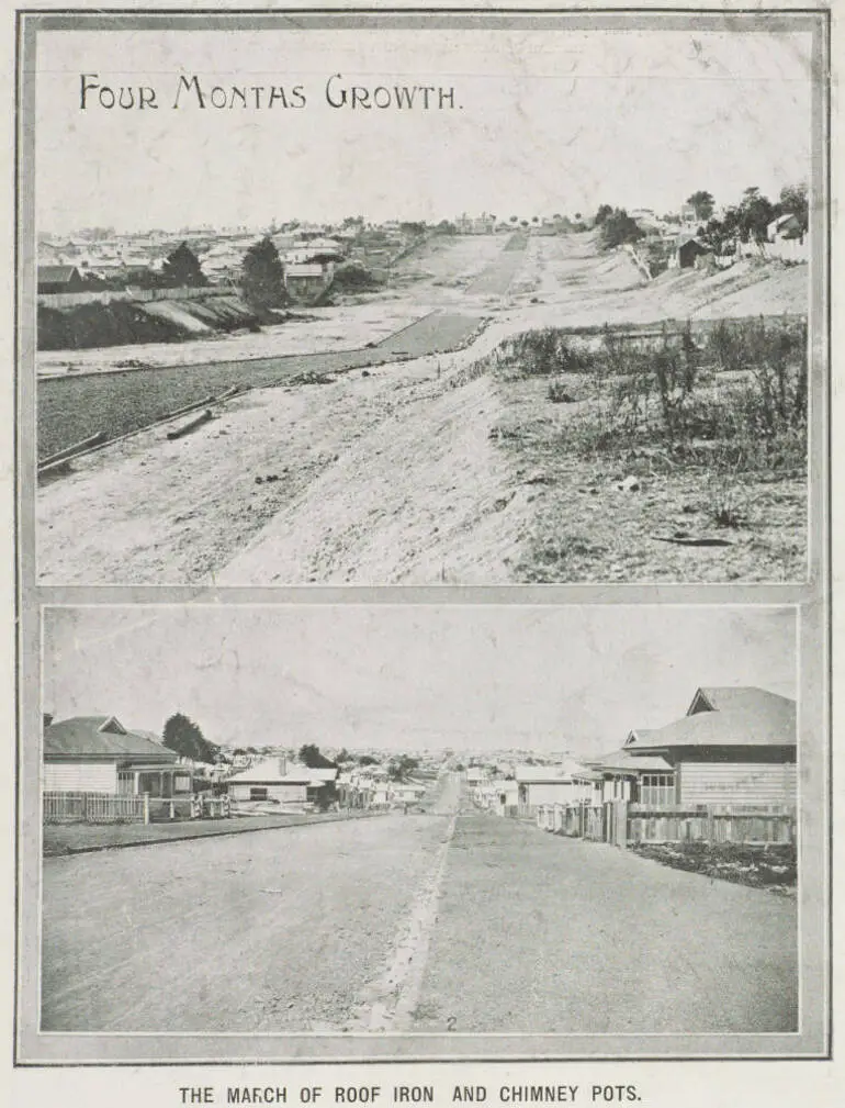 Image: The march of roof iron and chimney pots