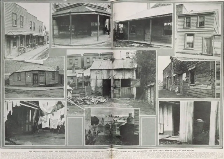 Image: Insanitary and defective premises that the Auckland City Council has had condemned and done away with in the last few months