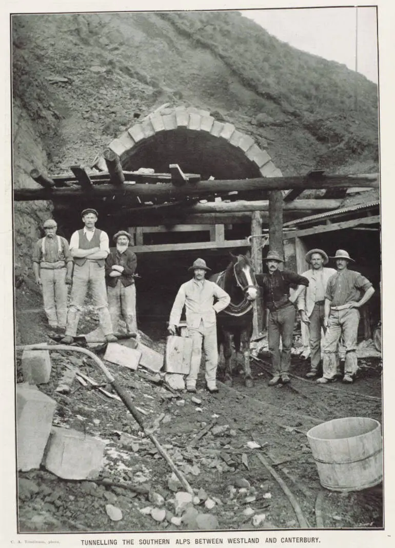 Image: Tunnelling the Southern Alps between Westland and Canterbury
