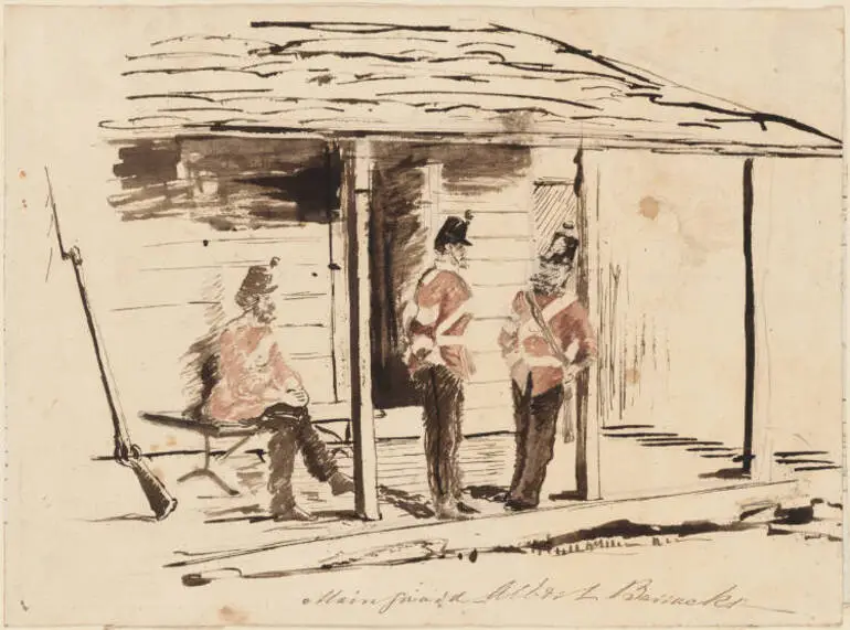 Image: Main guard, Albert Barracks