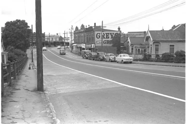 Image: Dominion Road and New North Road junction, 1961