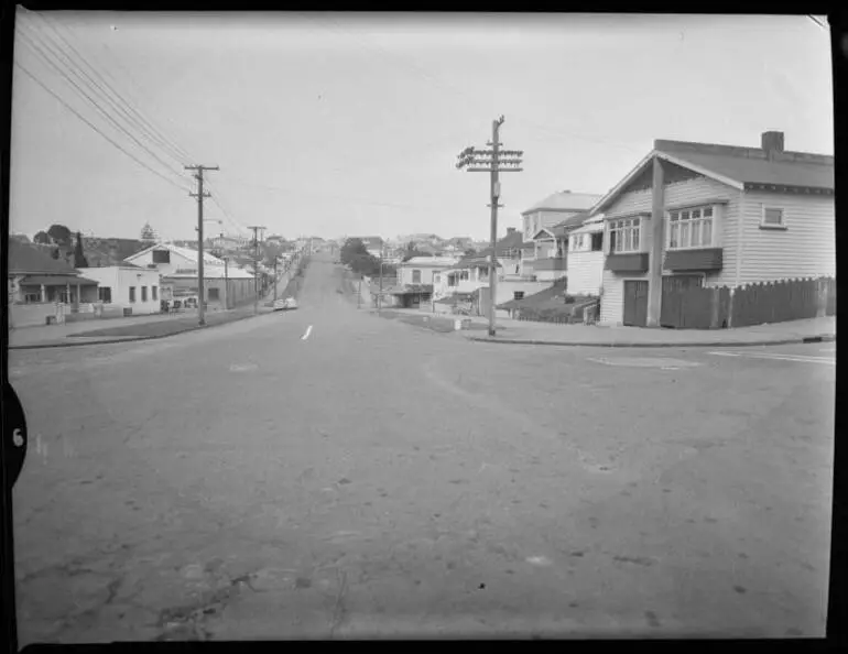 Image: Napier Street, Freemans Bay, 1960