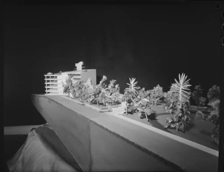 Image: Model of proposed Victoria Street Car Park, 1959