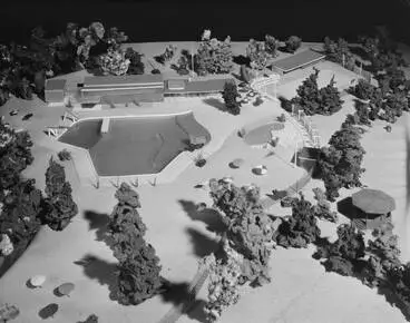 Image: Model of the proposed Point Erin Baths, Herne Bay, 1958