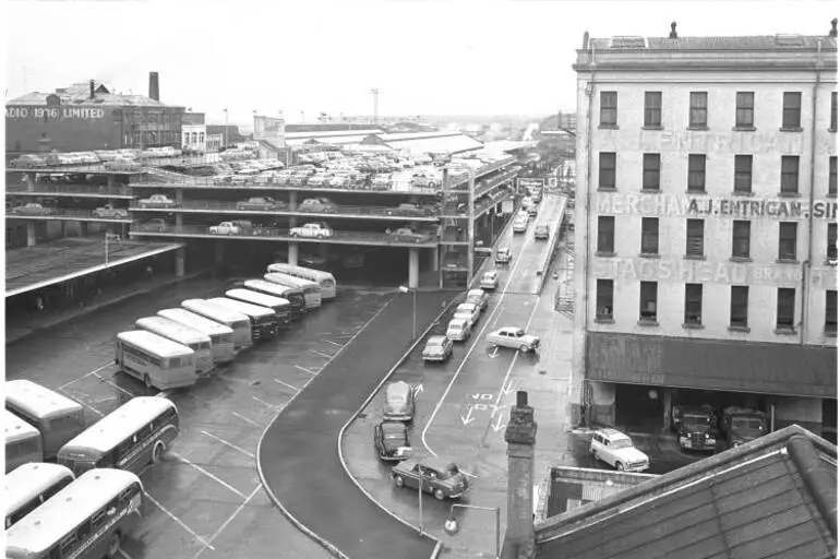 Image: Britomart Carpark, Galway Street, Auckland Central, 1958