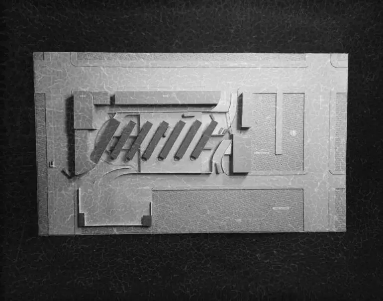 Image: Model of proposed Federal Street Bus Terminal, 1957