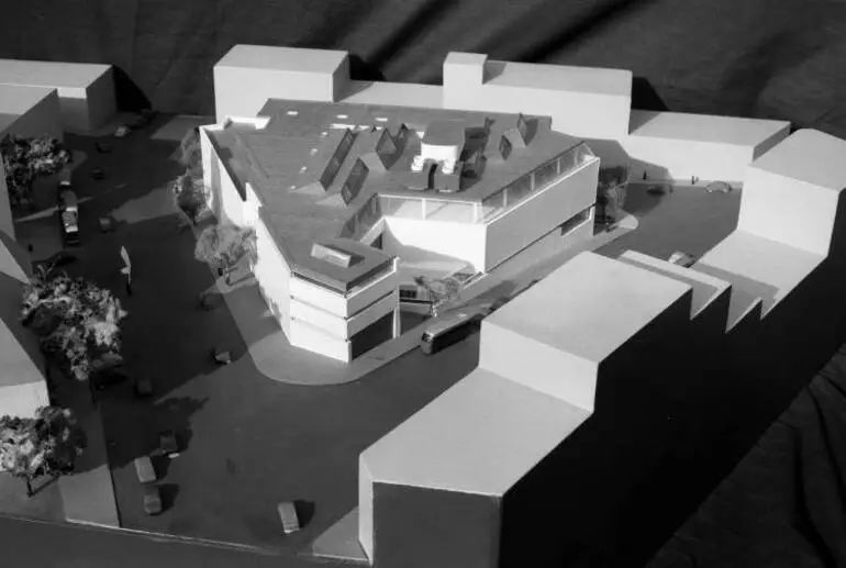 Image: Model of the proposed Auckland Public Library, 1964