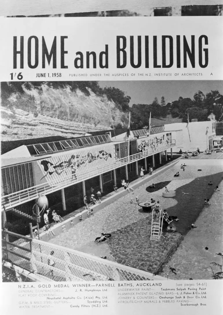 Image: Parnell Baths, Judges Bay, 1958