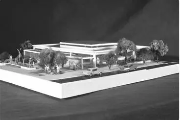 Image: Model of the proposed Glen Innes library, 1964