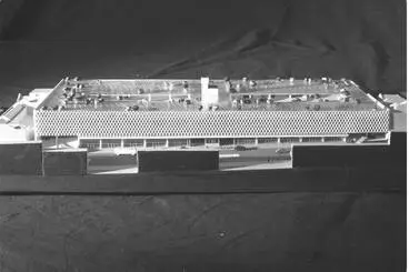 Image: Model of the proposed Western Car Park, 1963