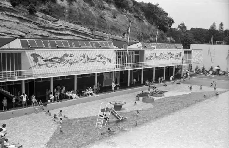 Image: Parnell Baths, Judges Bay, 1964