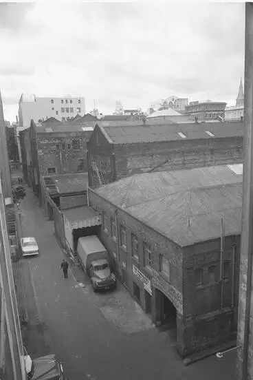 Image: Mills Lane, Auckland Central, 1963