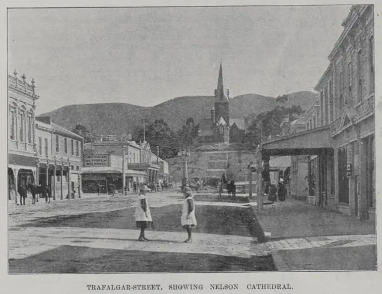 Image: Trafalgar Street showing Nelson Cathedral