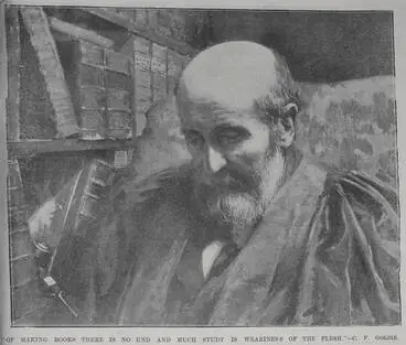 'Of making books there is no end and much study is weariness of the flesh', C F Goldie' Image: 'Of making books there is no end and much study is weariness of the flesh', C F Goldie'