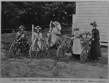 Image: The bicycle decorating competition, Te Awamutu Flower Show