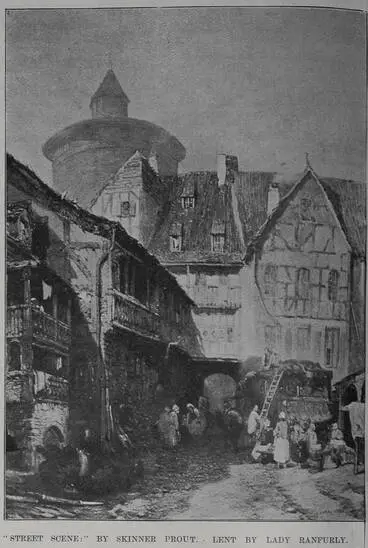 Image: Street Scene by Skinner Prout, lent by Lady Ranfurly