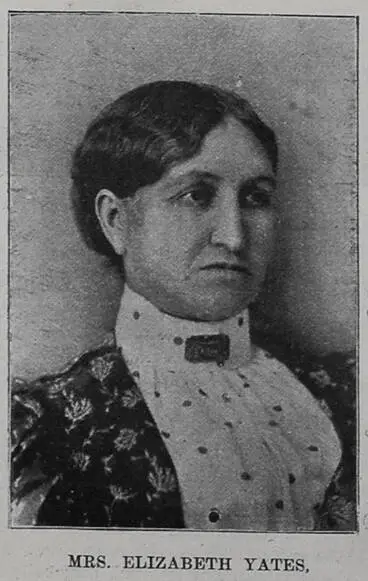 Image: Mrs Elizabeth Yates, Onehunga