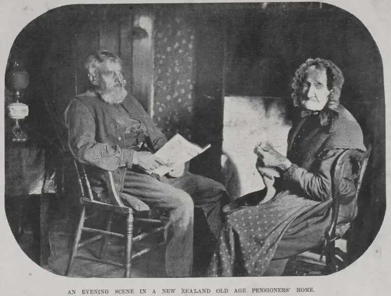 Image: An evening in a New Zealand Old Age Pensioners' Home