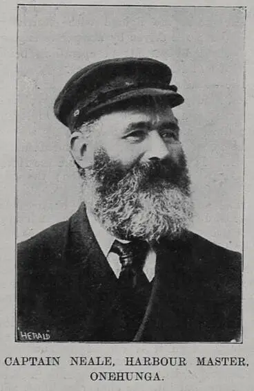 Image: Captain Neale, Harbour Master, Onehunga