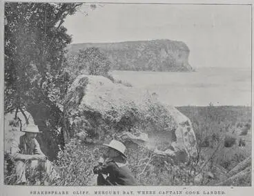 Image: Shakespeare Cliff, Mercury Bay, where Captain Cook Landed