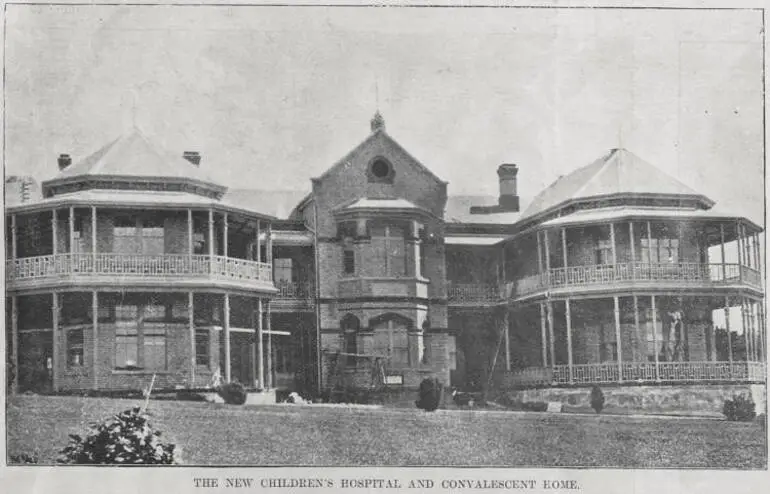 Image: The new Children's Hospital and Convalescent Home