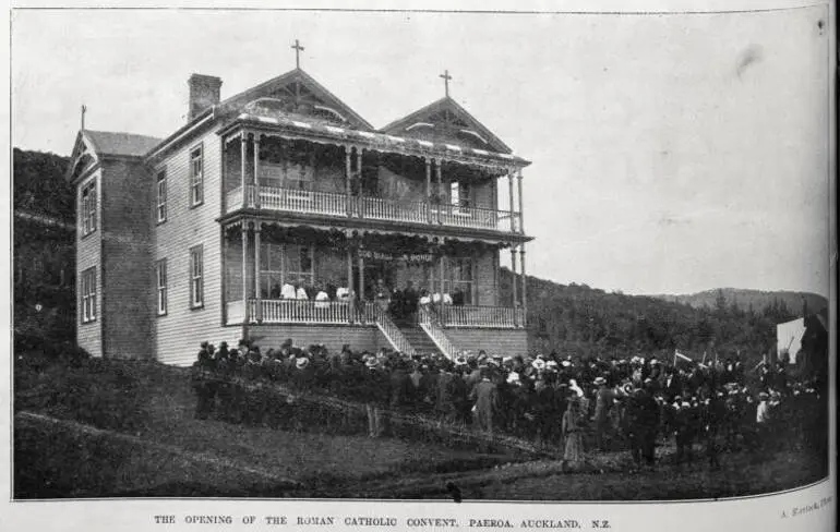 Image: The opening of the Roman Catholic Convent in Paeroa