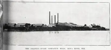 Image: The Colonial Sugar Company's mills on the Rewa River, Fiji