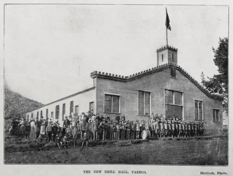 Image: The new drill hall, Paeroa